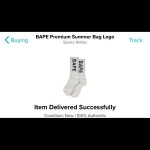 [STOCK X!]BAPE Premium Summer Bag Logo SS19